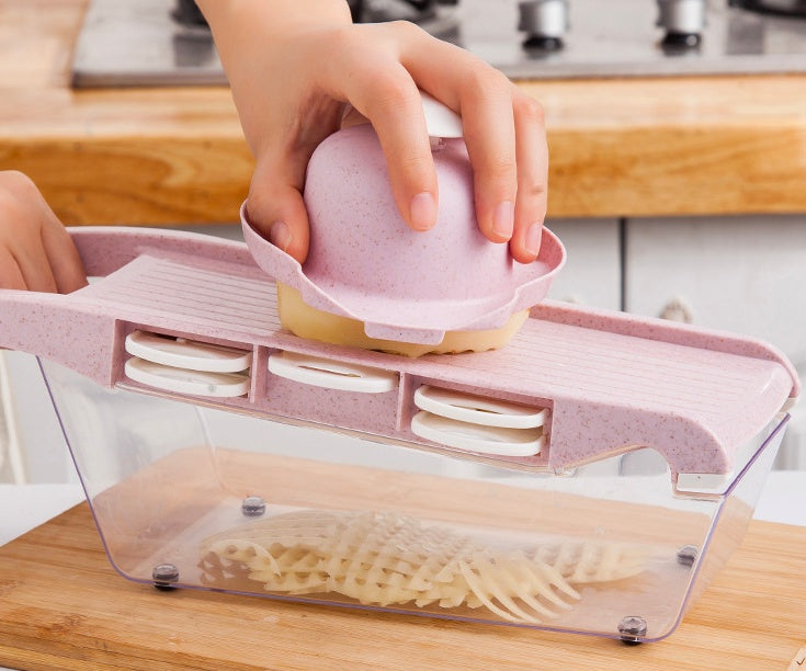 3-in-1 Vegetable & Fruit Cutter | Home Kitchen Slicing & Dicing Tool