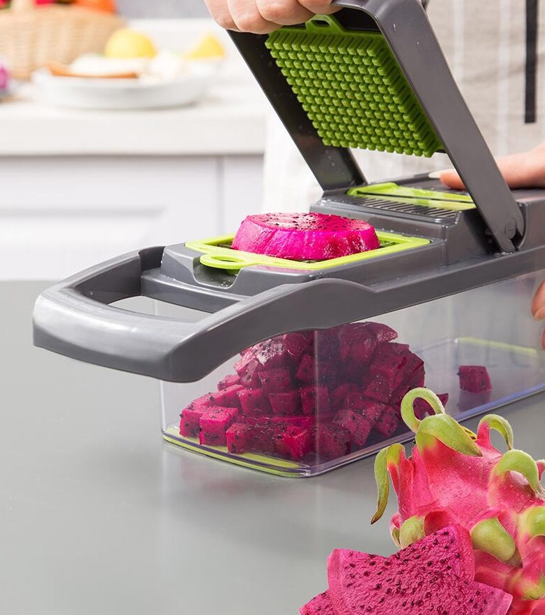 3-in-1 Vegetable & Fruit Cutter | Home Kitchen Slicing & Dicing Tool