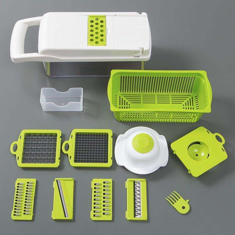 3-in-1 Vegetable & Fruit Cutter | Home Kitchen Slicing & Dicing Tool