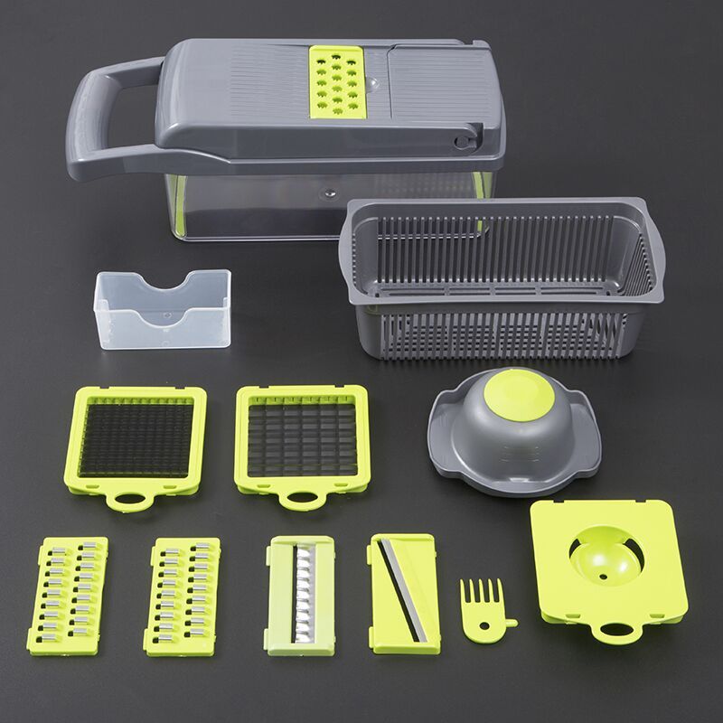 3-in-1 Vegetable & Fruit Cutter | Home Kitchen Slicing & Dicing Tool